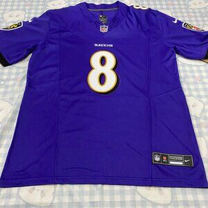 Baltimore Ravens purple jersey JACKSON No. 8